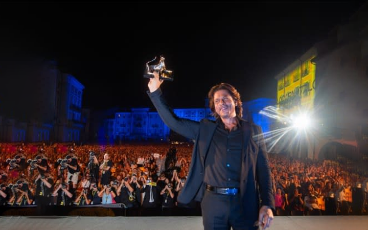 Shah Rukh Khan Receives Lifetime Achievement Award at 77th Locarno Film Festival