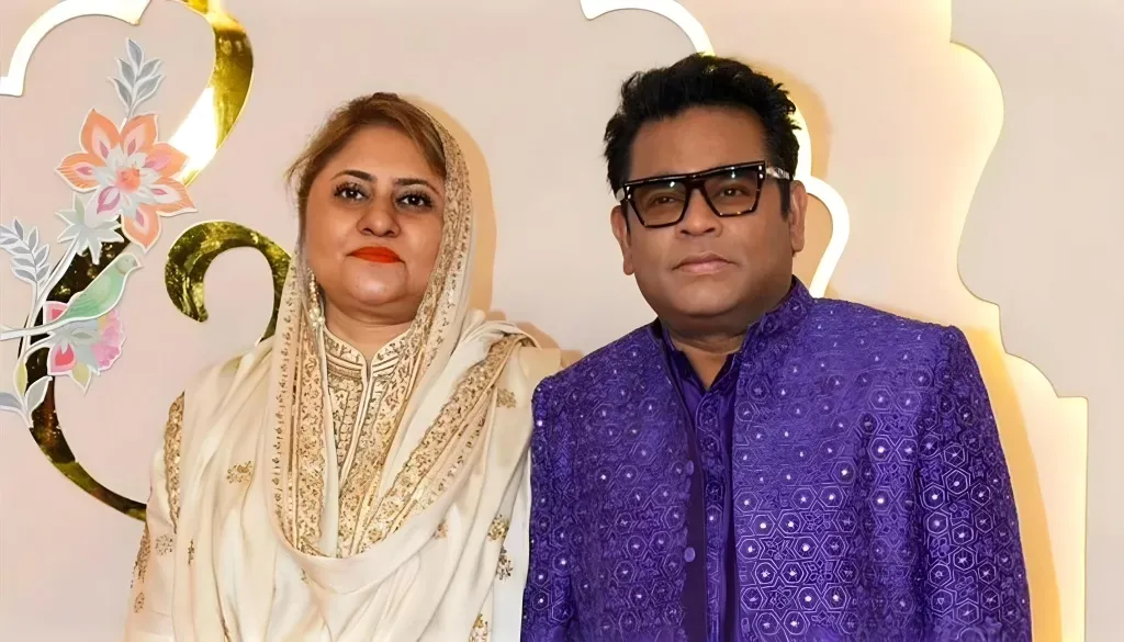 AR Rahman and Saira Banu 