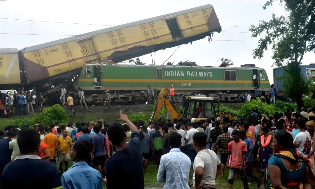 Tragic Train Crash in Eastern India 