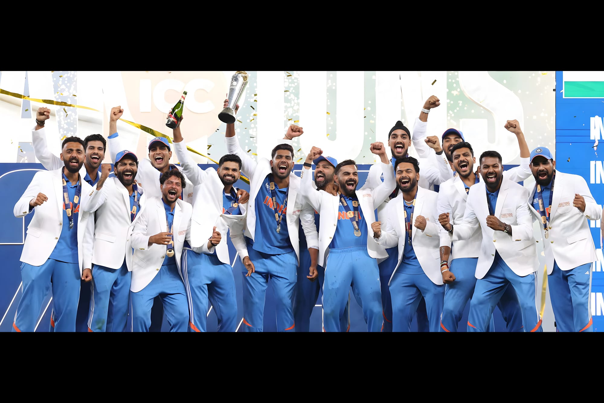 India Clinches ICC Champions Trophy 2025 after 12 years!