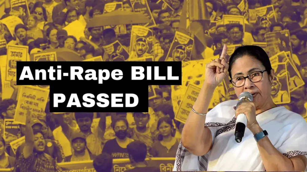 West Bengal Assembly Passes Landmark Anti-Rape Bill: Aparajita Woman & Child (West Bengal Criminal Laws Amendment) Bill 2024 post image