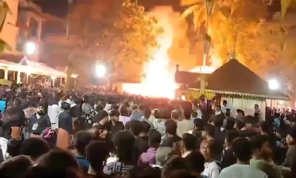 Kerala Temple Fireworks Mishap Injures 150+, Officials Booked for Violations post image