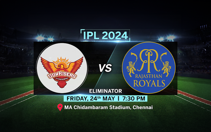 Today's IPL Match: SRH vs RR – Who Will Win in the Hyderabad vs Rajasthan Playoff on May 24? Team, Pitch Report, and More