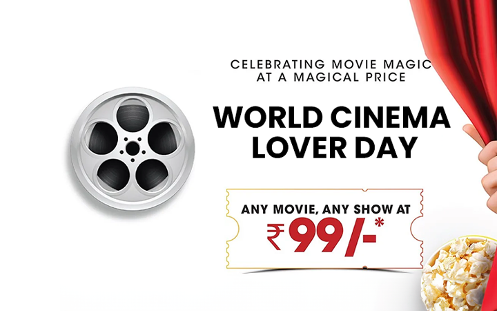 Celebrate Cinema Lovers' Day on May 31, 2024: Snag Any Ticket for Just ₹99!