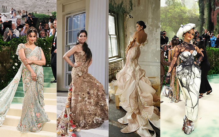 Indians Shine at Met Gala 2024: A Look at the Stylish Stars Embracing 'The Garden of Time' Theme | Stunning Photos Inside