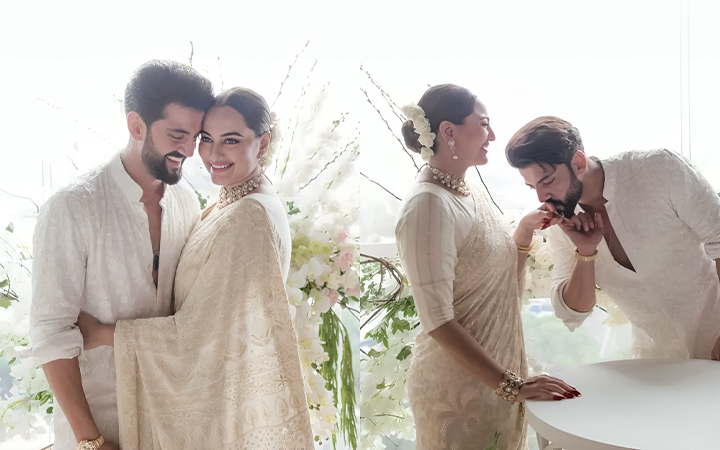 Sonakshi Sinha and Zaheer Iqbal's Intimate Wedding: Photos Revealed