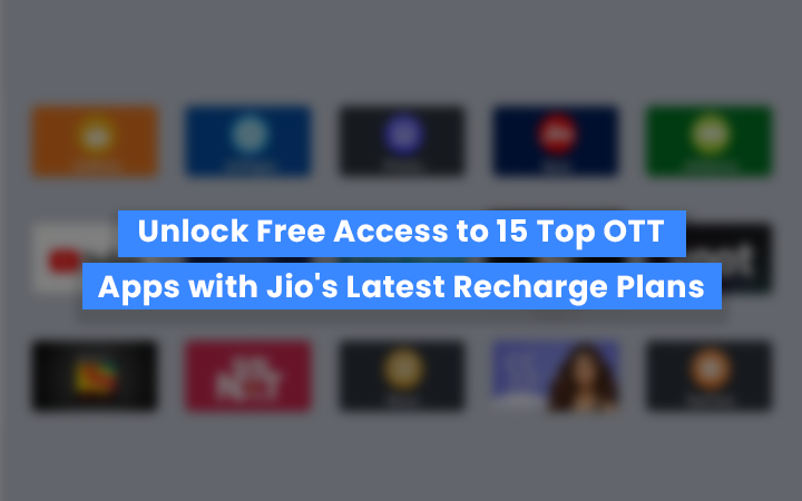 Unlock free access to 15 top OTT apps with Jio's latest recharge plans.