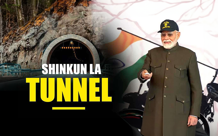 PM Modi Begins Work on World's Highest Tunnel in Kargil - Shinkun La Tunnel