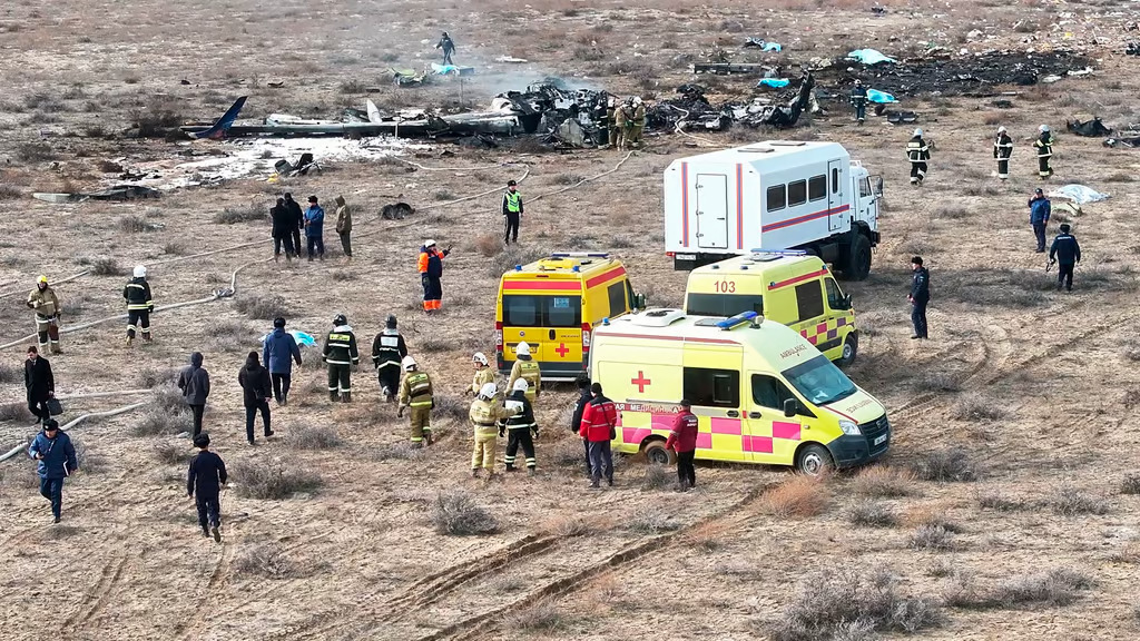 Azerbaijan Airlines Tragedy: Plane Crashes in Kazakhstan, 38 Dead, 29 Survivors